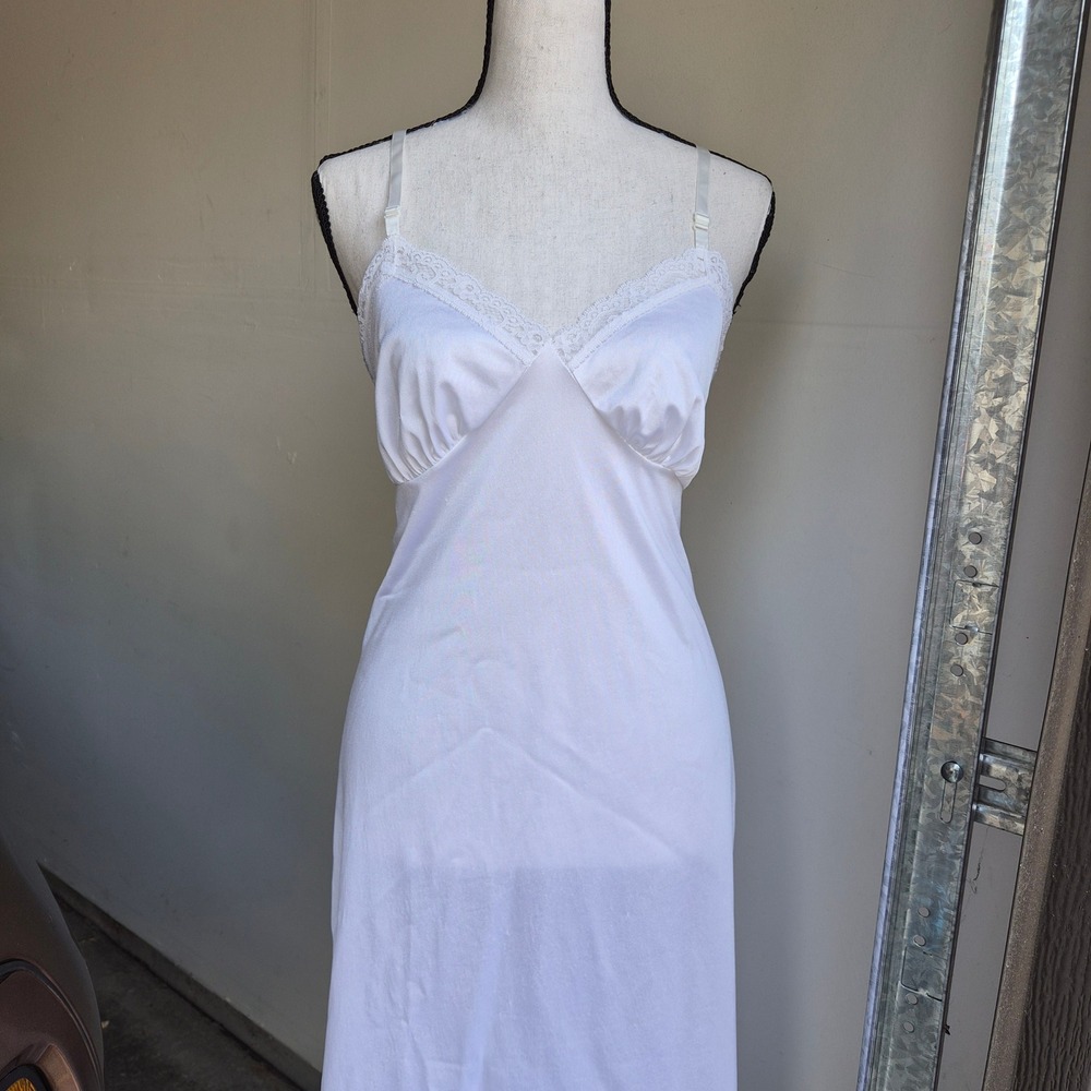 Vintage Slip Dress Women Small Coquette Dollette Balletcore Angelcore Y2K Bridal